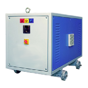 1-phase isolation transformer with stability up to 50 kVA for various applications.