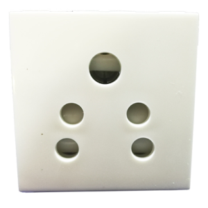 Enhance your electrical convenience with GM AA2136 6A 2M 2 in 1 White Socket.