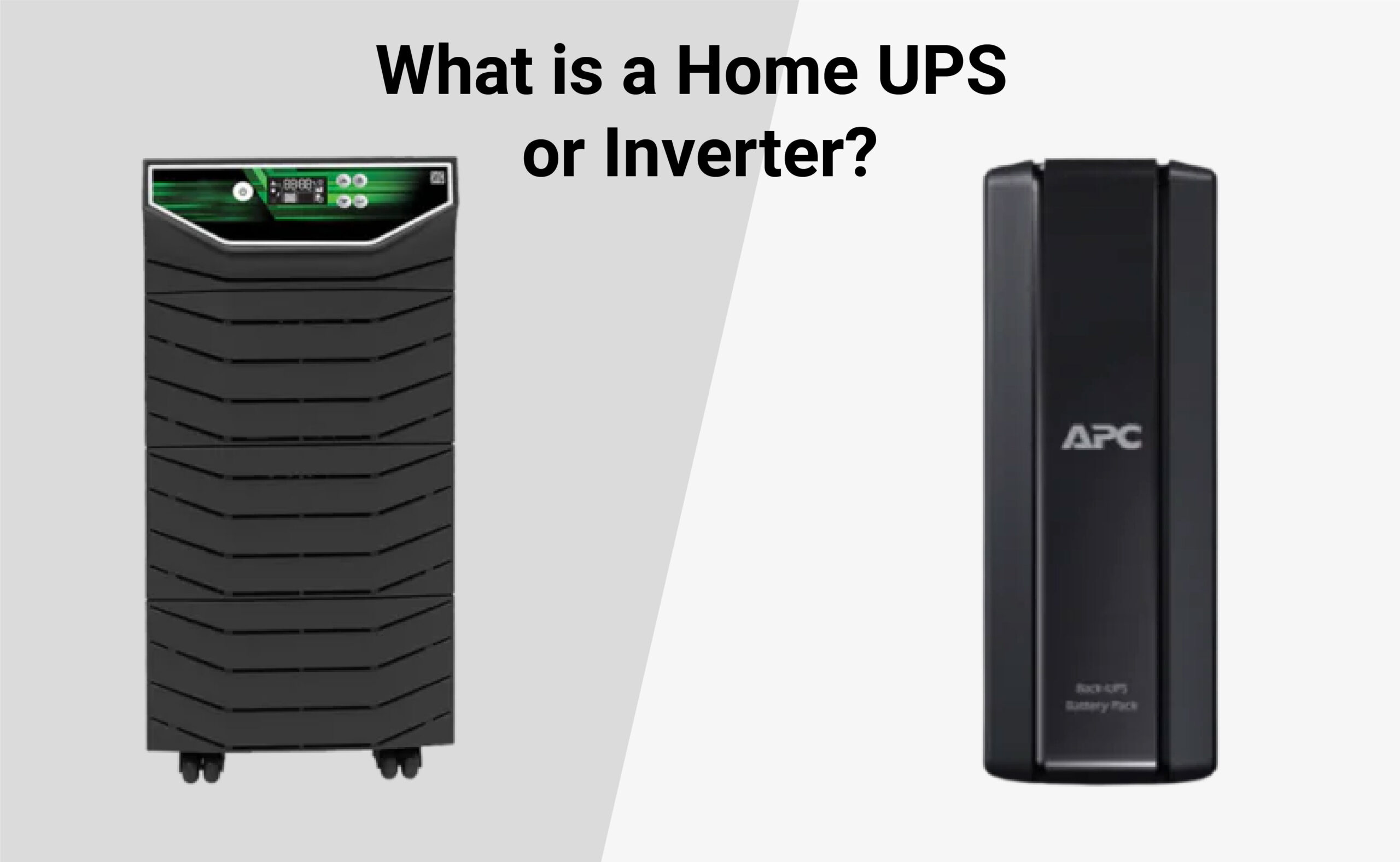 What is a Home UPS or Inverter?