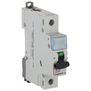 Enhance electrical safety with Legrand SP MCB 16A, a single-pole isolator switch.