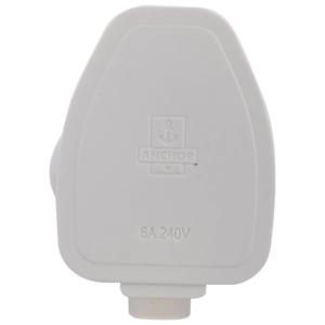 Anchor Plug Top 6A, 3 Pin: Ensure secure electrical connections with Anchor's reliable and durable 6A plug top for optimal safety and convenience.